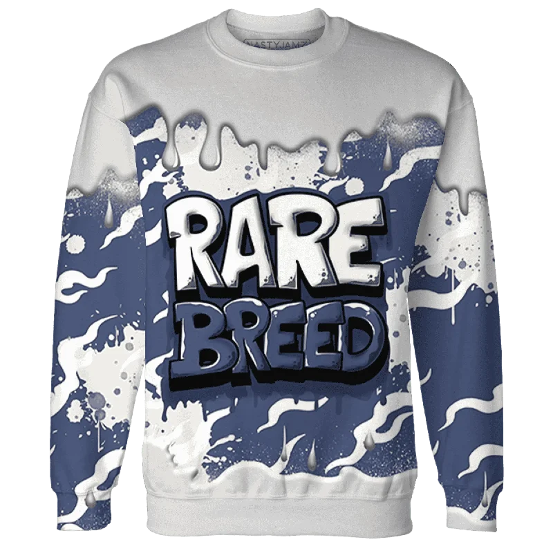 NastyJamz Low Diffused Blue 11s Sweatshirt Match Rare Breed Drippin All-Over Print