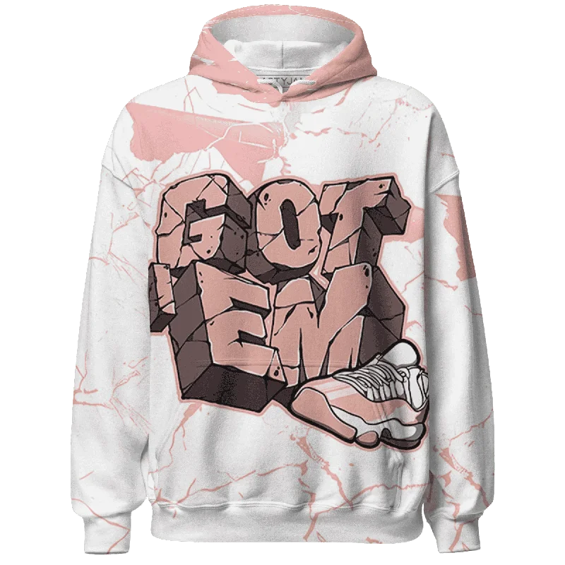 NastyJamz Low Legend Pink 11s Hoodie Match Got Em All-Over Print