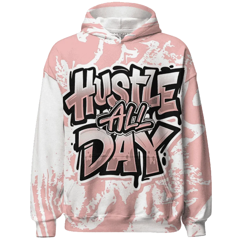 NastyJamz Low Legend Pink 11s Hoodie Match Hustle All Day All-Over Print