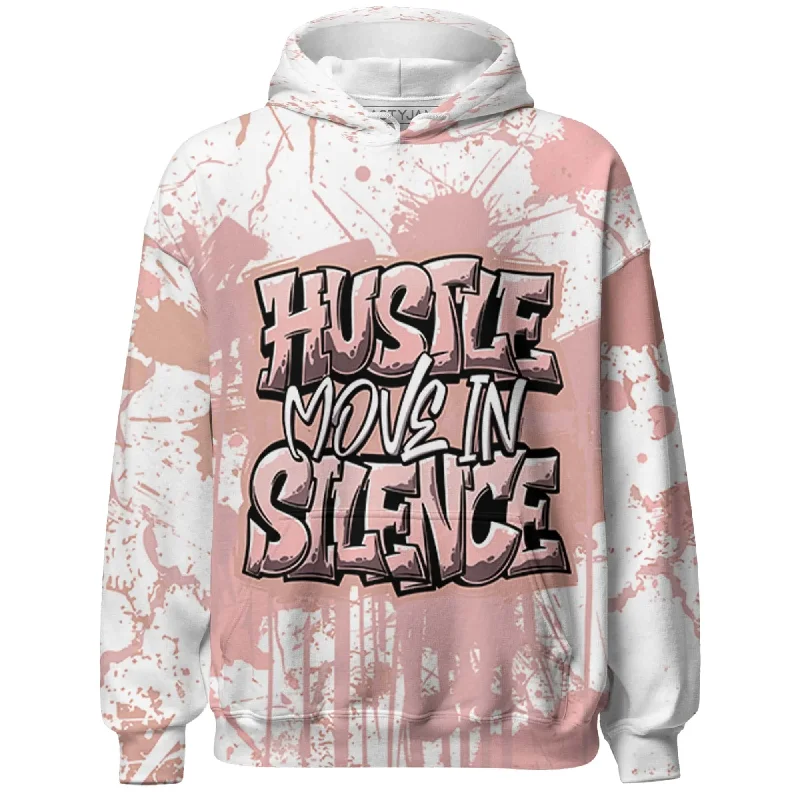 NastyJamz Low Legend Pink 11s Hoodie Match Hustle Move In Silence All-Over Print