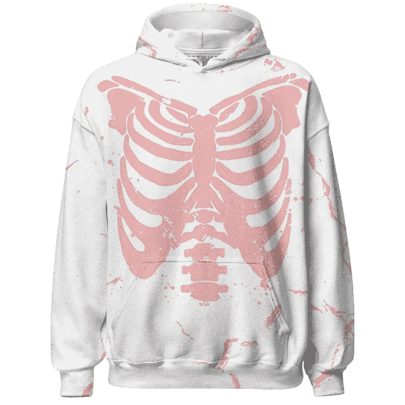 NastyJamz Low Legend Pink 11s Hoodie Match Skeleton Y2k All-Over Print