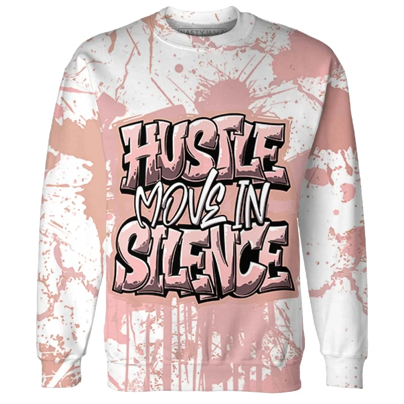 NastyJamz Low Legend Pink 11s Sweatshirt Match Hustle Move In Silence All-Over Print