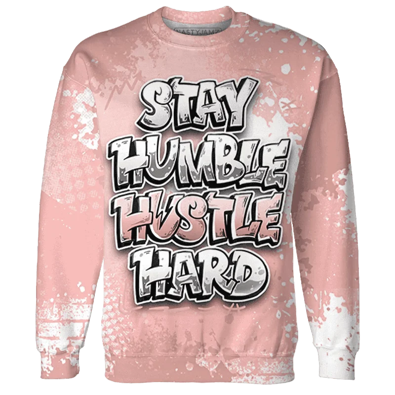 NastyJamz Low Legend Pink 11s Sweatshirt Match Stay Humble Hustle Hard All-Over Print