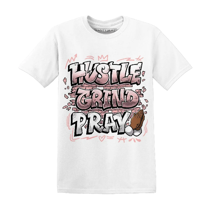 NastyJamz Low Legend Pink 11s T-Shirt Match Hustle Grind Pray