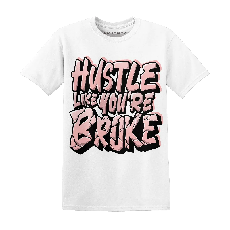 NastyJamz Low Legend Pink 11s T-Shirt Match Hustle Like Broke