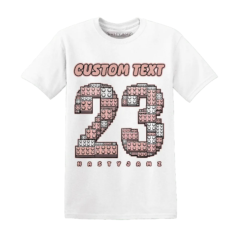 NastyJamz Low Legend Pink 11s T-Shirt Match Number 23 Custom Text