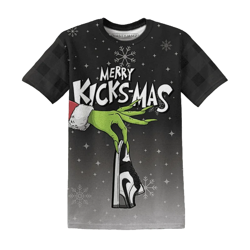 Elegant And Minimal Gender-Free Clothing Low Mocha 1s NastyJamz T-Shirt Match Merry Kicksmas All-Over Print