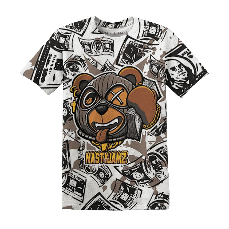 Fashion-Forward Unisex Apparel NastyJamz Low Mocha 1s T-Shirt Match Money Motive BER All-Over Print