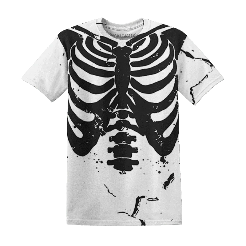 Urban-Inspired Unisex Fashion Trends NastyJamz Low Mocha 1s T-Shirt Match Skeleton Y2k All-Over Print