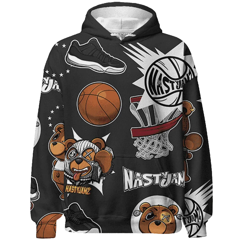 NastyJamz Low Space Jamz 11s Hoodie Match BER Icon Wallpapers All-Over Print