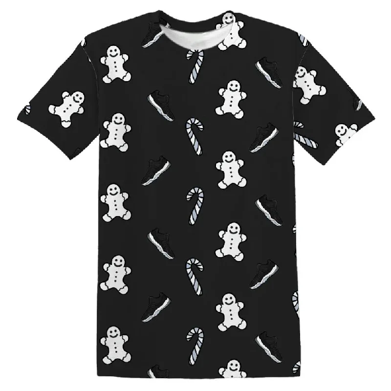 Versatile Unisex Layering Pieces Low Space Jamz 11s NastyJamz T-Shirt Match Candy Cookie Kicks All-Over Print