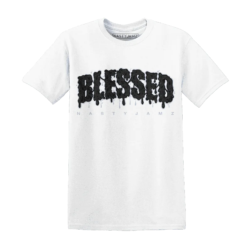 NastyJamz Low Space Jamz 11s T-Shirt Match Blessed Text