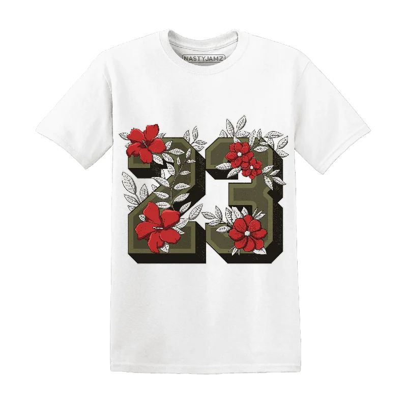 Medium Olive 1s NastyJamz T-Shirt Match 23 Floral