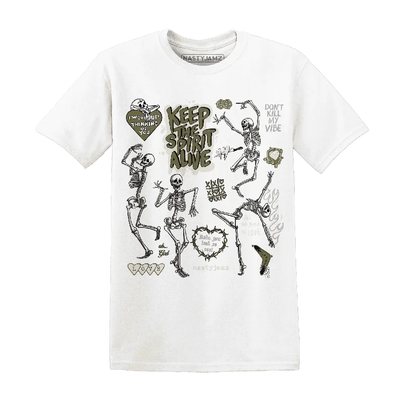 Medium Olive 1s NastyJamz T-Shirt Match Keep The Spirit Alive