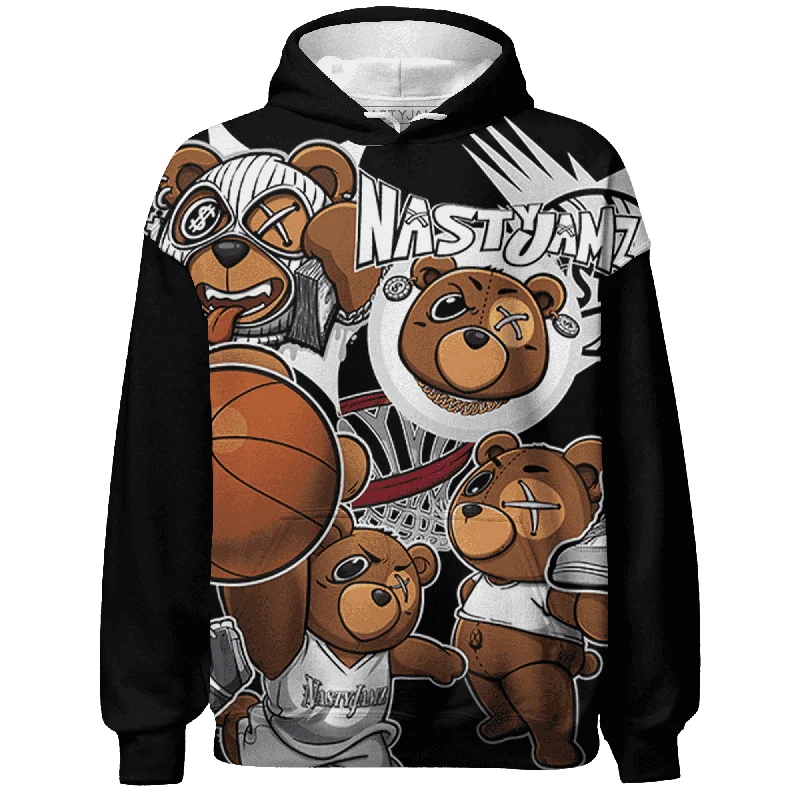 NastyJamz Mid Diffused Blue Grey 1s Hoodie Match BER Wallpapers All-Over Print