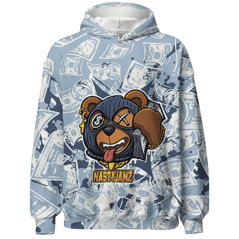 NastyJamz Mid Diffused Blue Grey 1s Hoodie Match Money Motive BER All-Over Print