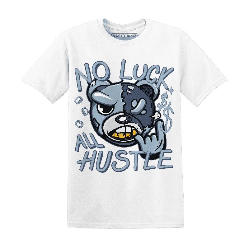 NastyJamz Mid Diffused Blue Grey 1s T-Shirt Match All Hustle