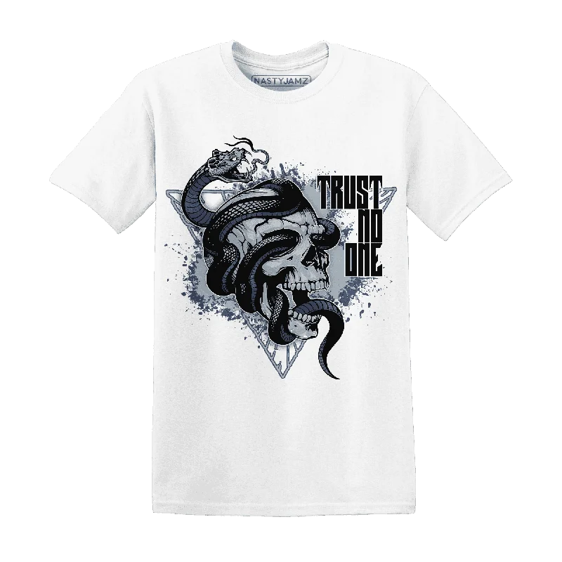 NastyJamz Mid Diffused Blue Grey 1s T-Shirt Match Dont Trust Any