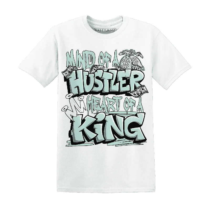 NastyJamz AF 1 Low Jade Ice White T-Shirt Match Hustler Heart King