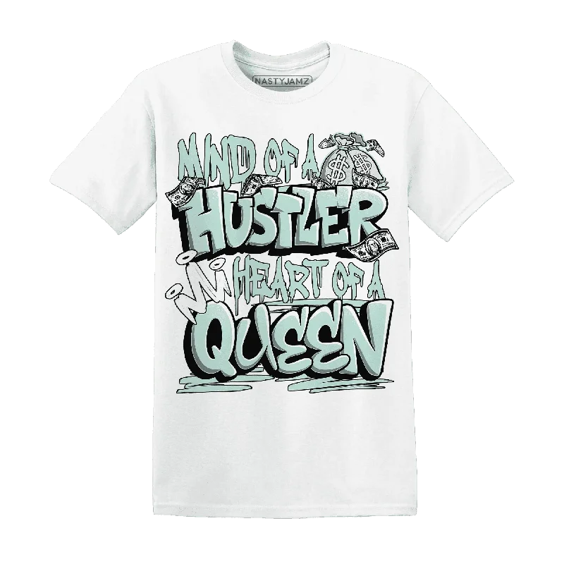 NastyJamz AF 1 Low Jade Ice White T-Shirt Match Hustler Heart Queen