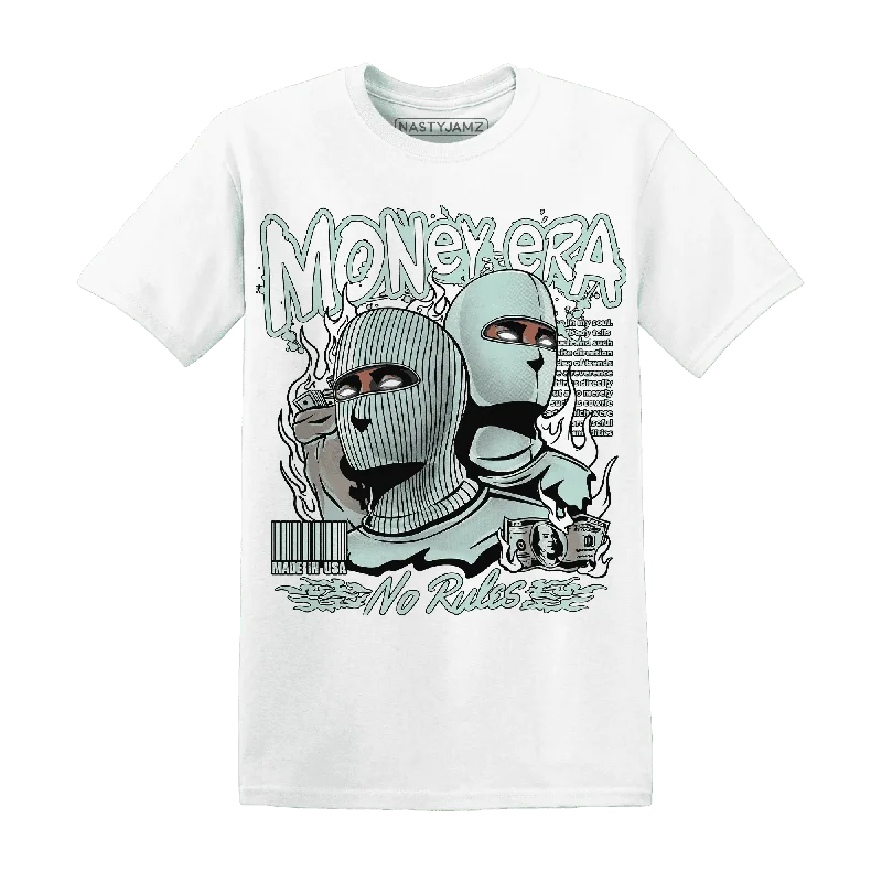 NastyJamz AF 1 Low Jade Ice White T-Shirt Match Money Era