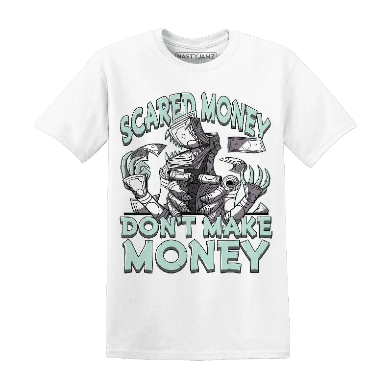 NastyJamz AF 1 Low Jade Ice White T-Shirt Match Scared Money