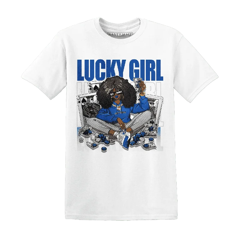 NastyJamz Air Max 1 86 Royal T-Shirt Match Lucky Girl