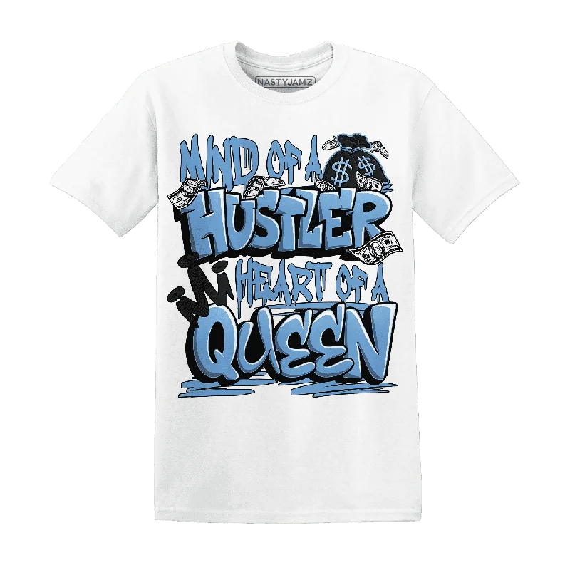 NastyJamz AM Plus Black Univercitii Blue T-Shirt Match Hustler Heart Queen