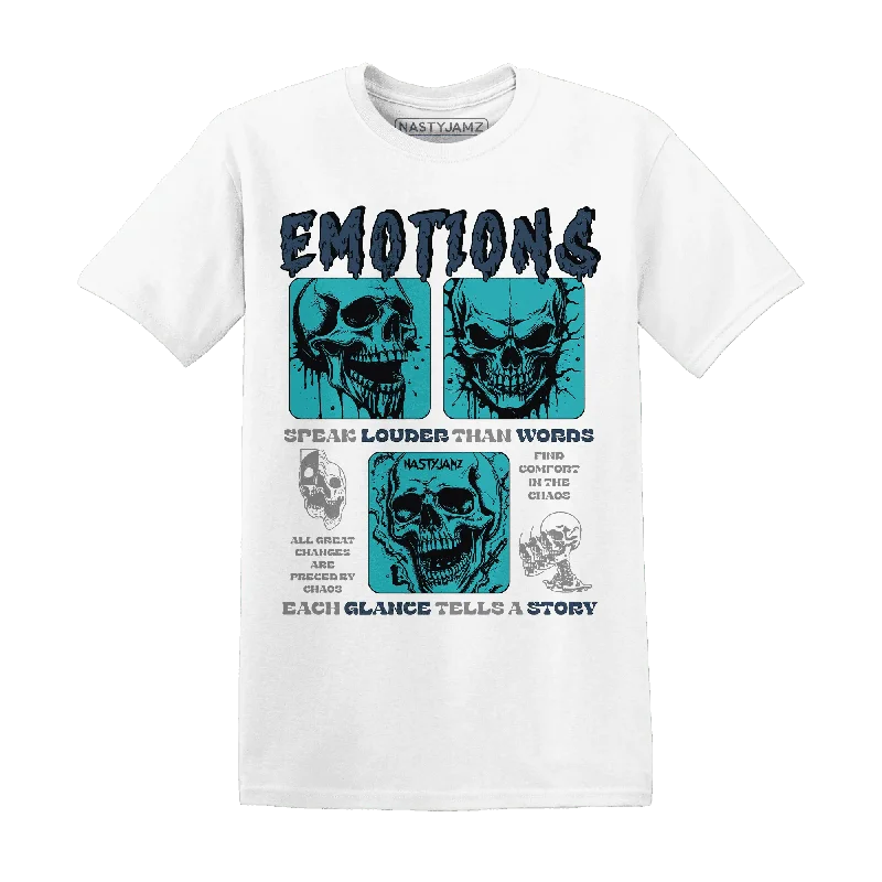 NastyJamz AM Plus Drift Midnight Navy Total Orange Dusty Cactus T-Shirt Match Emotions Skull