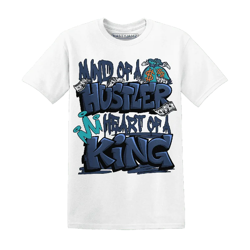 NastyJamz AM Plus Drift Midnight Navy Total Orange Dusty Cactus T-Shirt Match Hustler Heart King