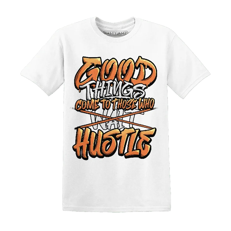 NastyJamz AM TW White Orange T-Shirt Match Good Things