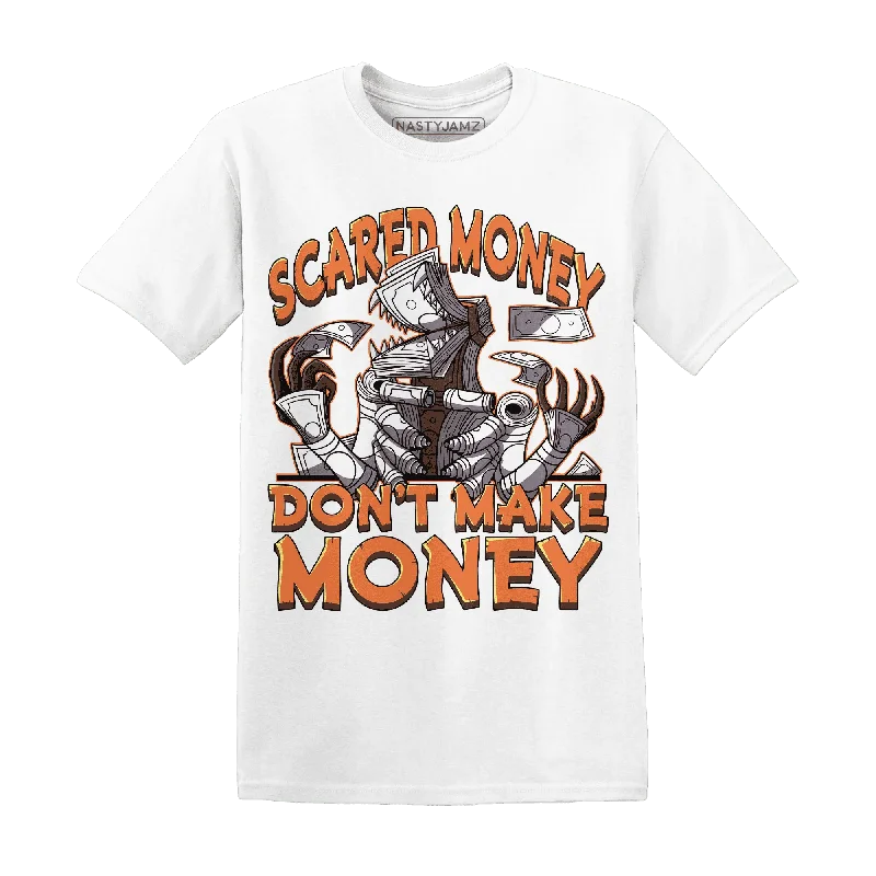 NastyJamz AM TW White Orange T-Shirt Match Scared Money