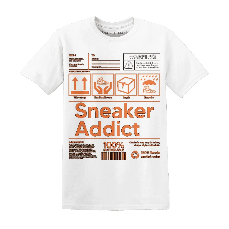 NastyJamz AM TW White Orange T-Shirt Match Sneaker Addict