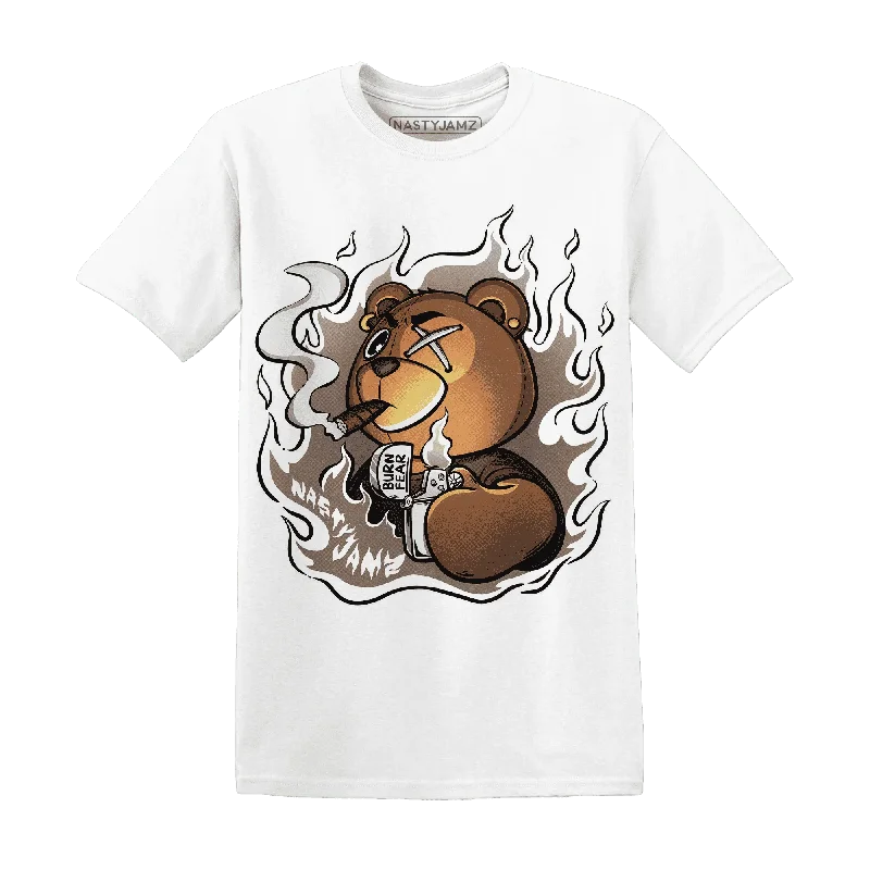 NastyJamz Low Mocha 1s T-Shirt Match BER Burn Fear