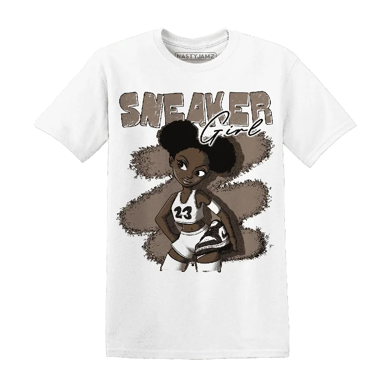 NastyJamz Low Mocha 1s T-Shirt Match Black Sneaker Girl