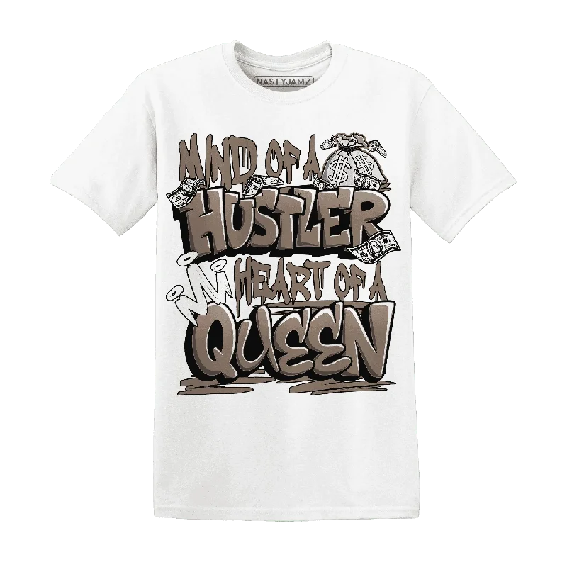 NastyJamz Low Mocha 1s T-Shirt Match Hustler Heart Queen