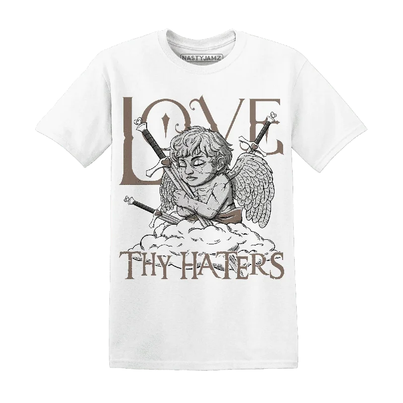 NastyJamz Low Mocha 1s T-Shirt Match Love Thy Haters Angel