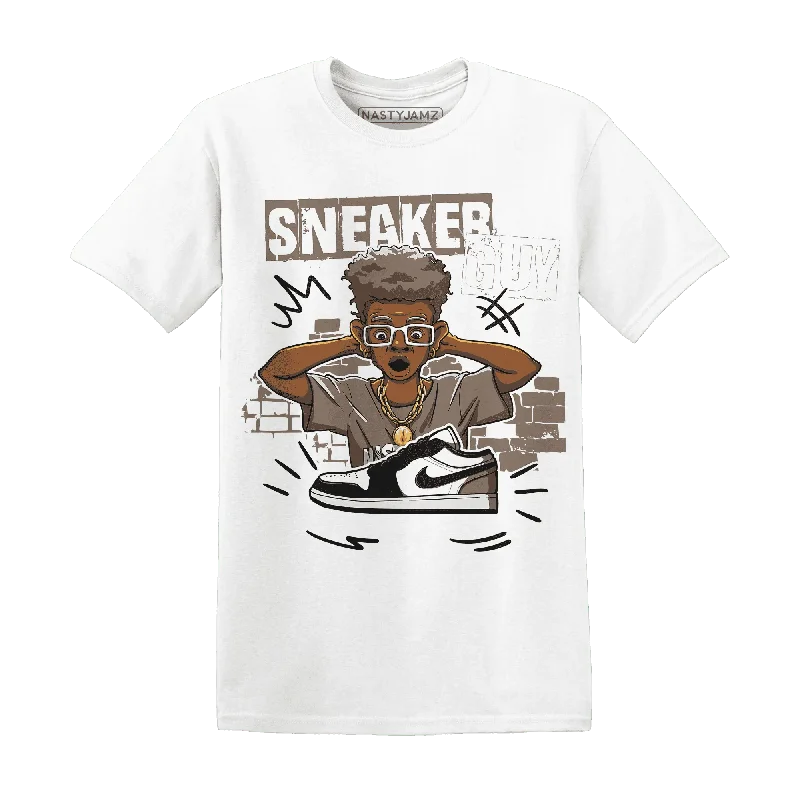 NastyJamz Low Mocha 1s T-Shirt Match Sneaker Guy Collector