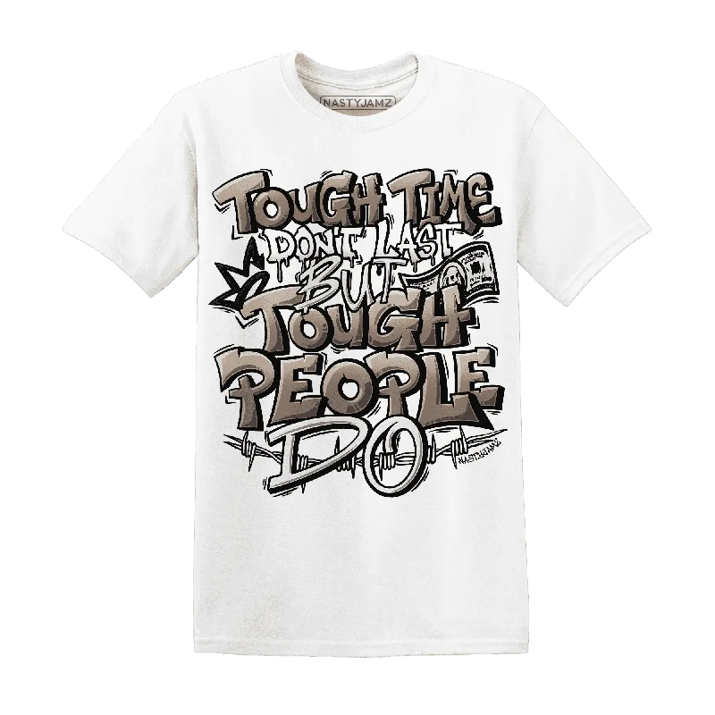 NastyJamz Low Mocha 1s T-Shirt Match Tough People Never Fall