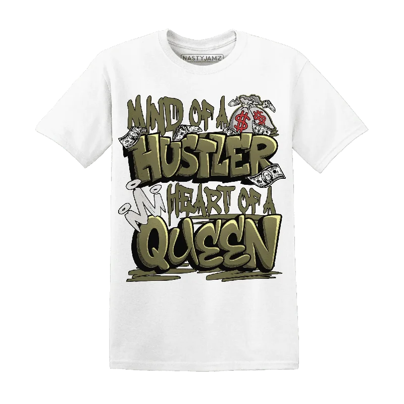 NastyJamz Medium Olive 1s T-Shirt Match Hustler Heart Queen