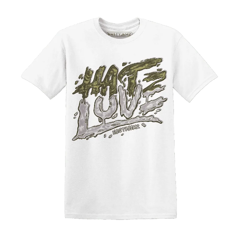 NastyJamz Medium Olive 1s T-Shirt Match Love Hate