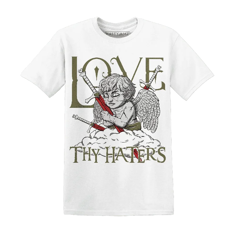 NastyJamz Medium Olive 1s T-Shirt Match Love Thy Haters Angel