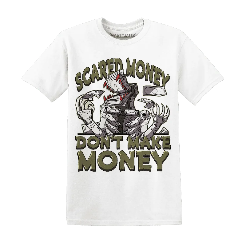 NastyJamz Medium Olive 1s T-Shirt Match Scared Money