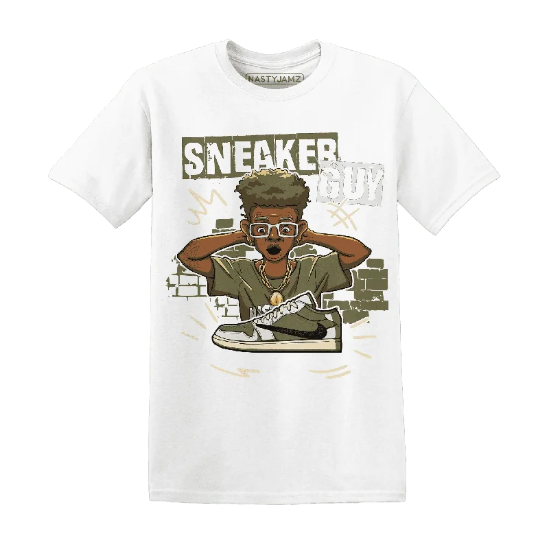 NastyJamz Medium Olive 1s T-Shirt Match Sneaker Guy Collector