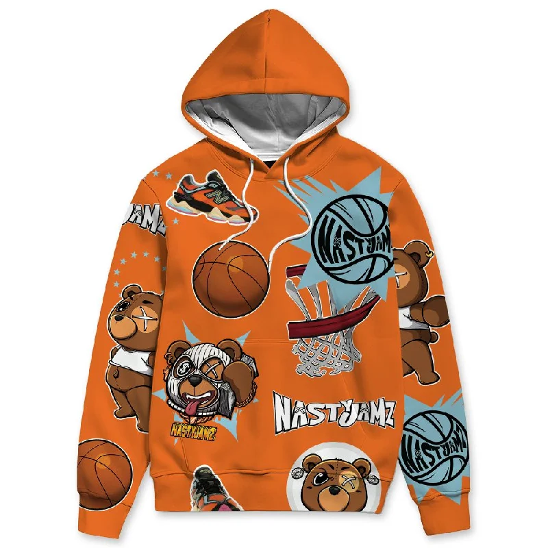 NBL 9060 Sun Glow Team Sky Blue NastyJamz Hoodie Match BER Icon Wallpapers All-Over Print