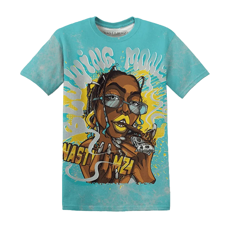 Classic Unisex Fashion Looks NastyJamz NBL Cyan Burst 9060 T-Shirt Match Blowing Money Fast Girl All-Over Print