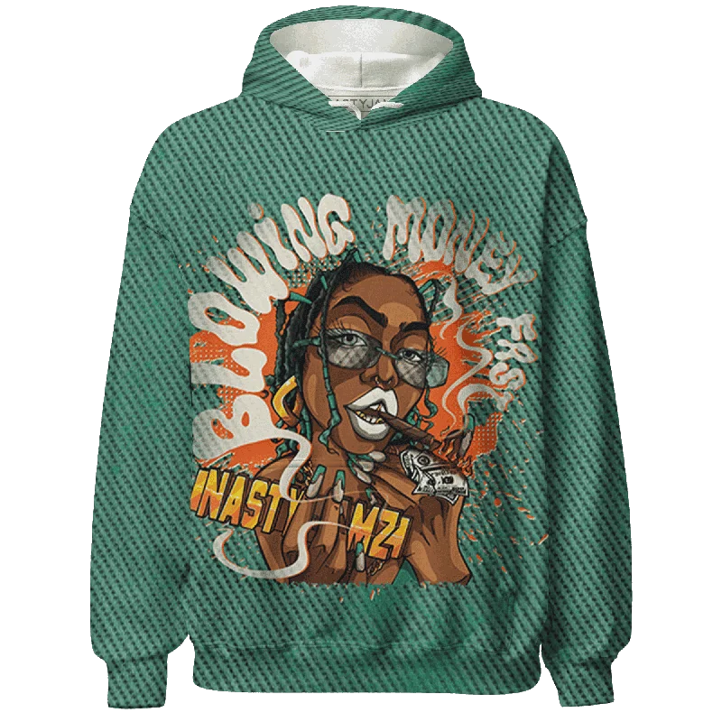 NastyJamz Nina CN Abney 3s Hoodie Match Blowing Money Fast Girl All-Over Print