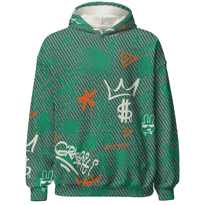 NastyJamz Nina CN Abney 3s Hoodie Match Graffiti King Doodle Style All-Over Print