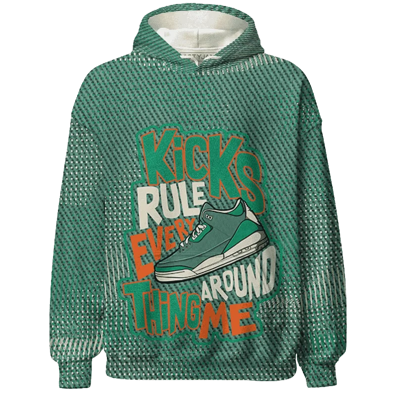 NastyJamz Nina CN Abney 3s Hoodie Match Kicks Rule All-Over Print