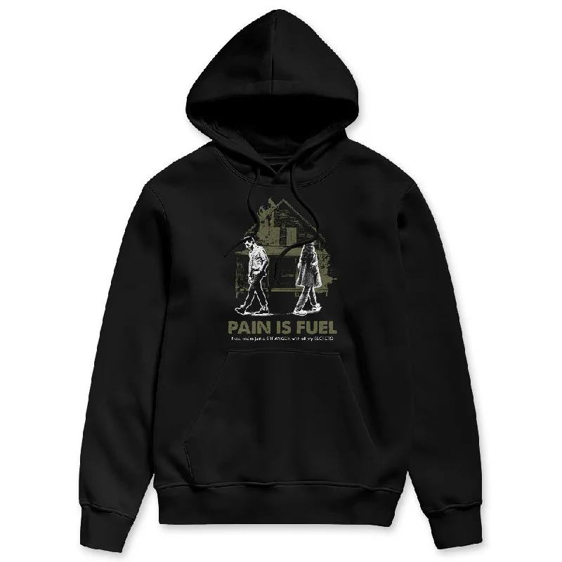 Olive 5s NastyJamz Hoodie Match Pain Is Fuel